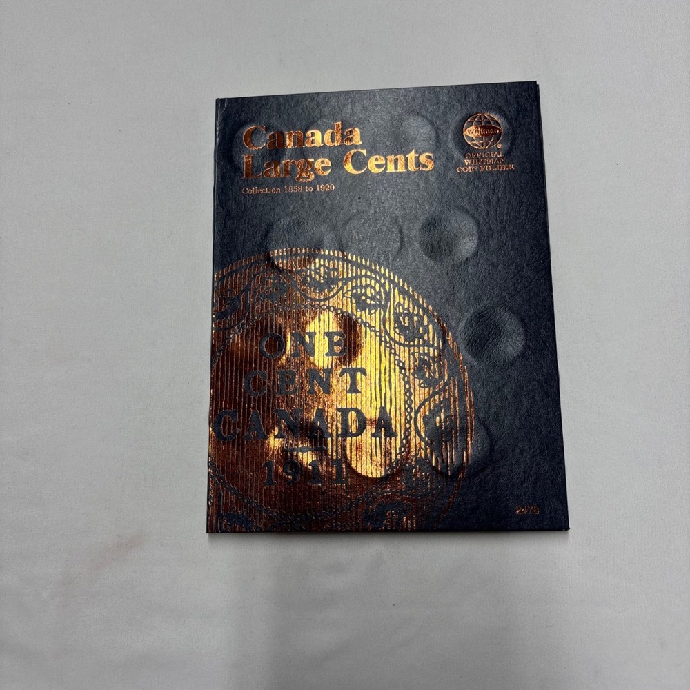 Whitman Canada Large Cents Collection 1858-1920 Coin Folder Partial Set 36 coins